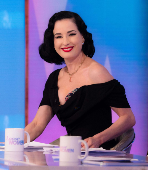 Dita Von Teese at Loose Women Show London, September 2025 5