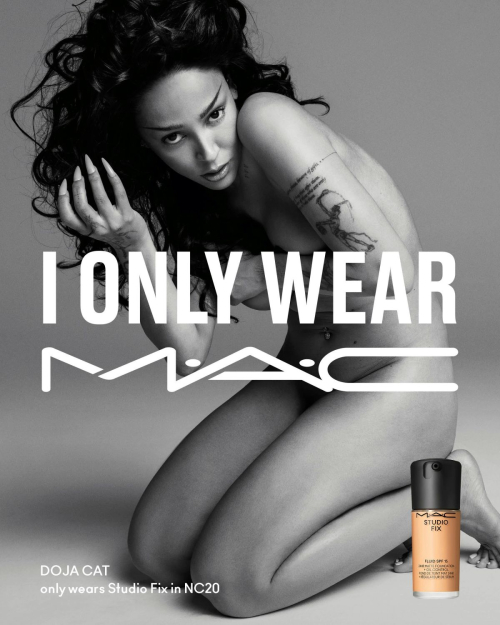 Doja Cat for Mac Cosmetics Campaign, September 2025