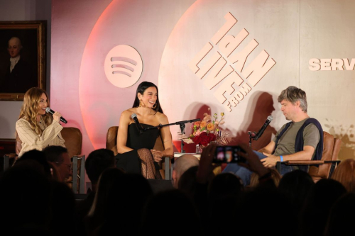 Dua Lipa at Service95 Book Club Live Podcast, September 2025 3