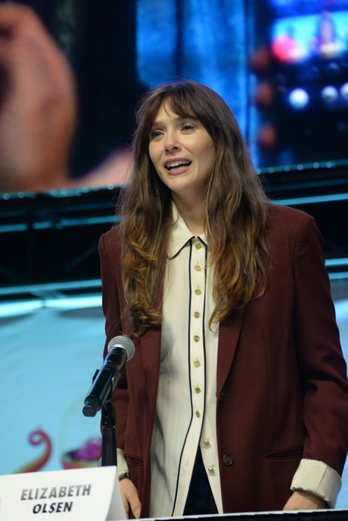 Elizabeth Olsen at WandaVision Avengers Cast Panel Los Angeles Comic-Con, September 2025