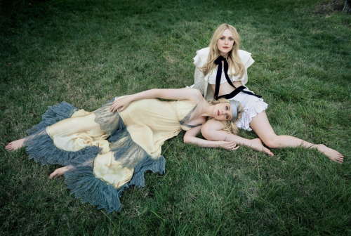 Elle and Dakota Fanning for Vanity Fair, October 2025 5