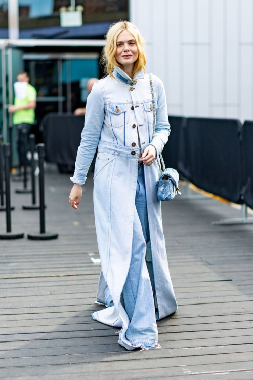Elle Fanning Arrives at Coach Show NYFW, September 2025