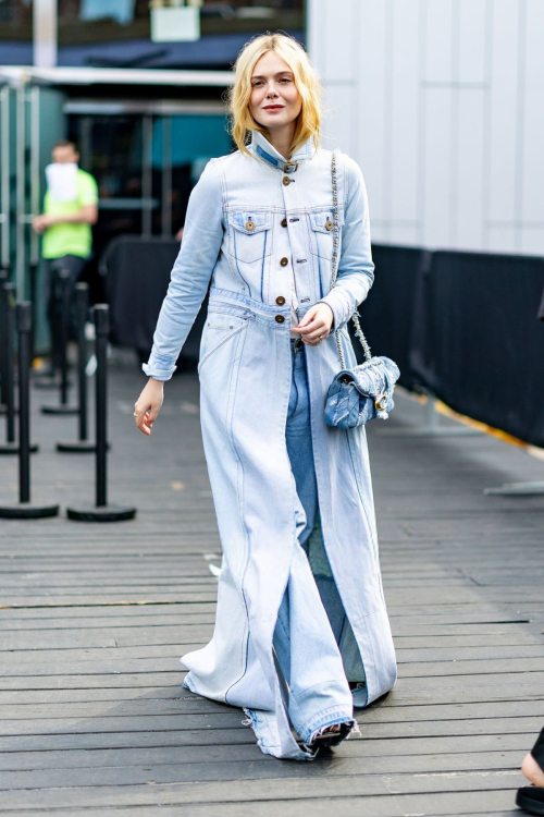 Elle Fanning Arrives at Coach Show NYFW, September 2025 1