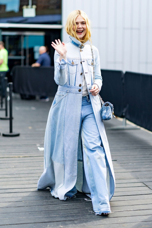 Elle Fanning Arrives at Coach Show NYFW, September 2025 2