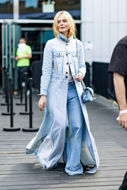 Elle Fanning Arrives at Coach Show NYFW, September 2025 3