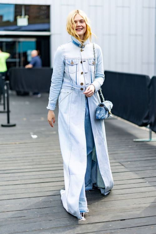 Elle Fanning Arrives at Coach Show NYFW, September 2025 5