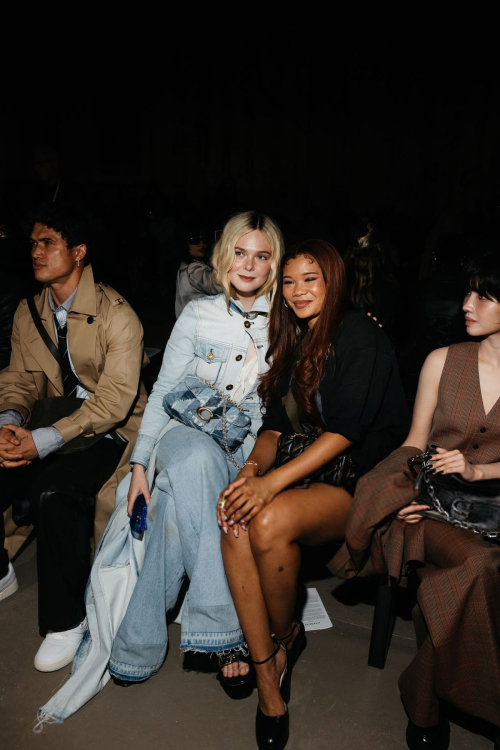 Elle Fanning at Coach Fashion Show NYFW