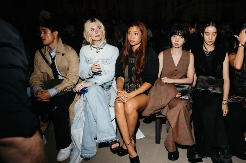 Elle Fanning at Coach Fashion Show NYFW 1