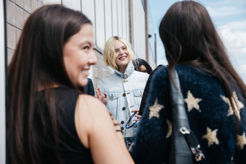 Elle Fanning at Coach Fashion Show NYFW 3