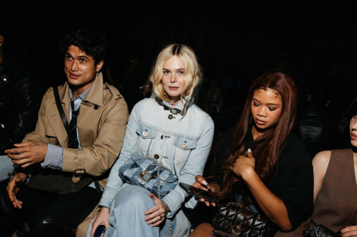 Elle Fanning at Coach Fashion Show NYFW 4