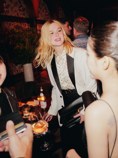Elle Fanning at Coach x Perfect Magazine Party New York 4