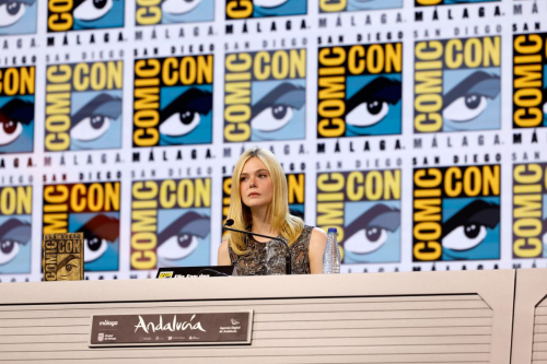 Elle Fanning at Panel During Last Day San Diego Comic-Con Malaga, September 2025 3