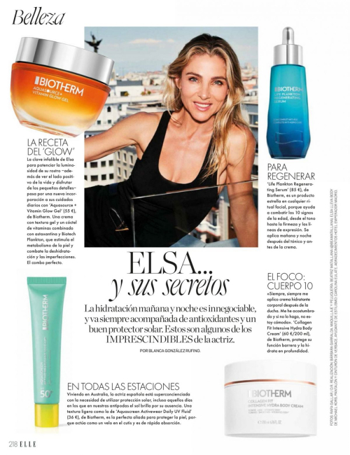 Elsa Pataky in Elle Spain, October 2025 1