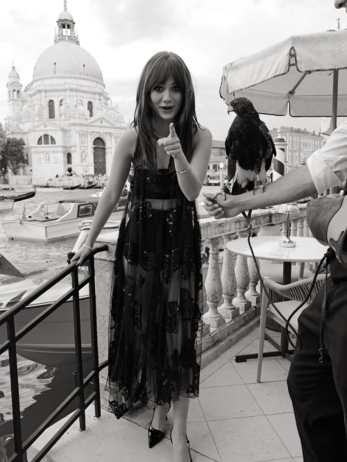 Emilia Jones black and white photoshoot Venice, August 2025 1