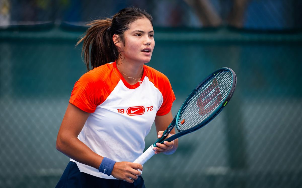 Emma Raducanu practice session China Open Beijing, September 2025