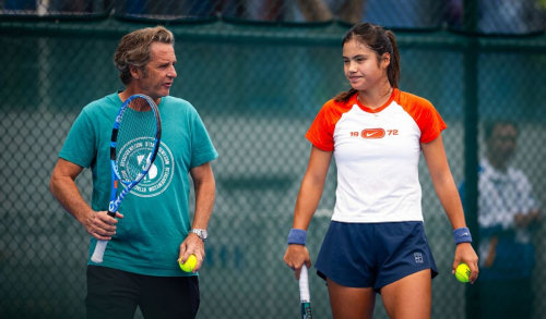Emma Raducanu practice session China Open Beijing, September 2025 1