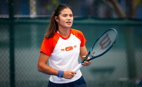 Emma Raducanu practice session China Open Beijing, September 2025 2
