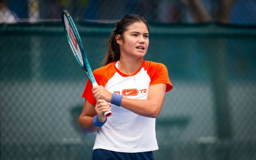Emma Raducanu practice session China Open Beijing, September 2025 5