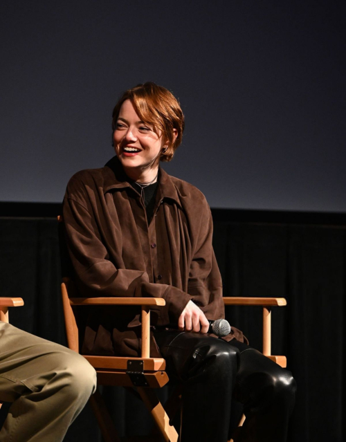 Emma Stone at a panel Telluride Film Festival, August 2025 1