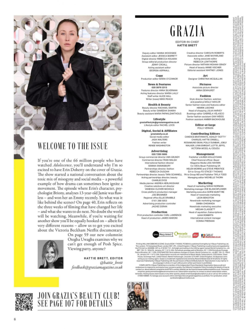 Erin Doherty in Grazia UK, October 2025 9