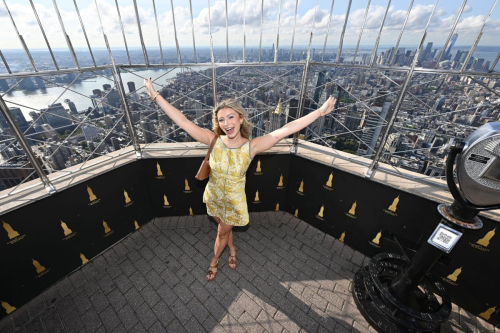 Genevieve Hannelius at Empire State Building Visit NY, Sep 2025 4