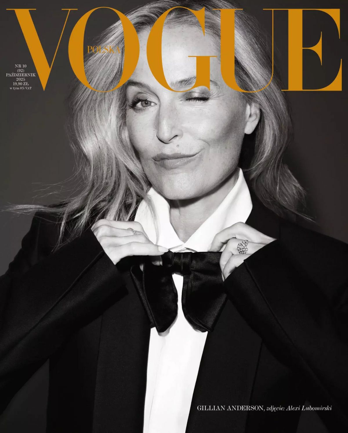 Gillian Anderson for Vogue Poland, October 2025