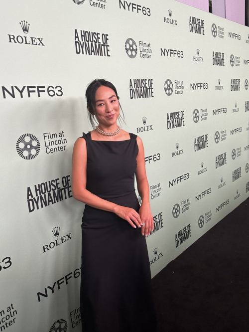 Greta Lee at A House Of Dynamite Premiere 63rd NY Film Festival, September 2025