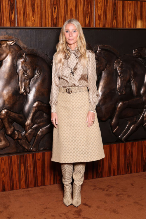 Gwyneth Paltrow at Gucci SS26 show Milan, September 2025