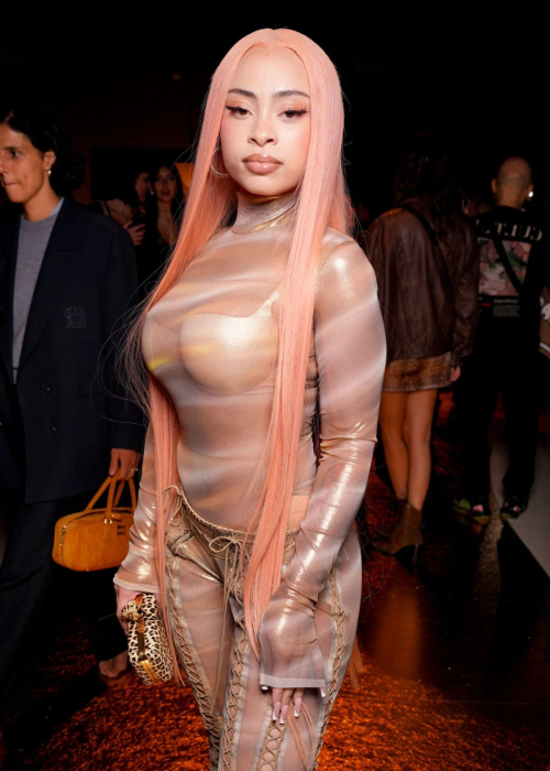 Ice Spice at Roberto Cavalli show Milan, September 2025 1