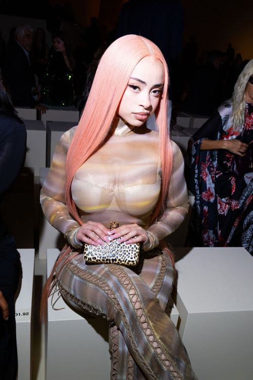 Ice Spice at Roberto Cavalli show Milan, September 2025 5
