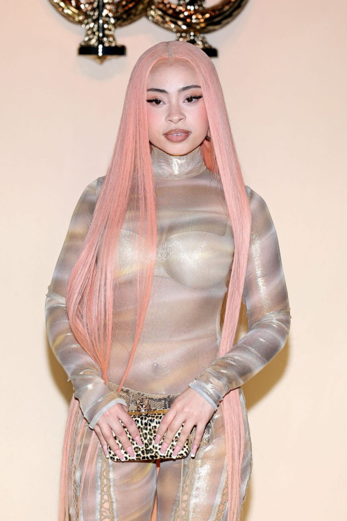 Ice Spice at Roberto Cavalli show Milan, September 2025 6