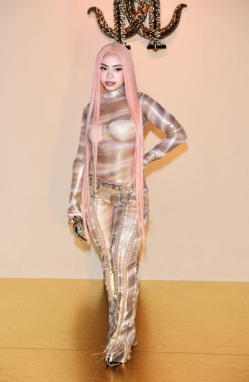 Ice Spice at Roberto Cavalli show Milan, September 2025 7