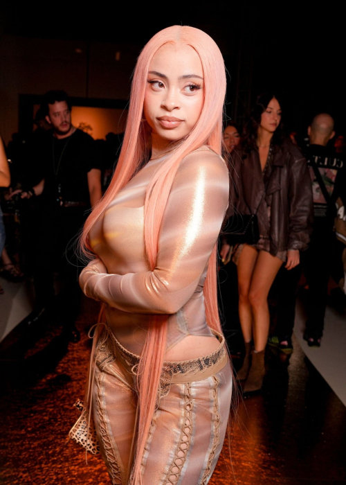 Ice Spice at Roberto Cavalli show Milan, September 2025 8