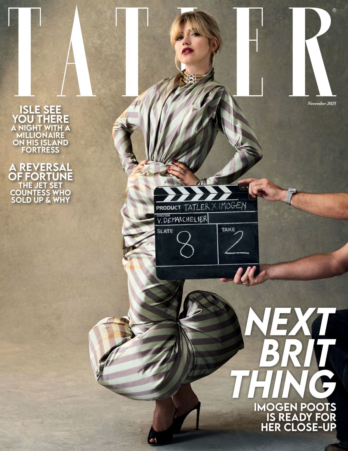 Imogen Poots for Tatler Magazine, November 2025