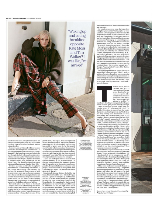 Jean Campbell in The London Standard, September 2025 4