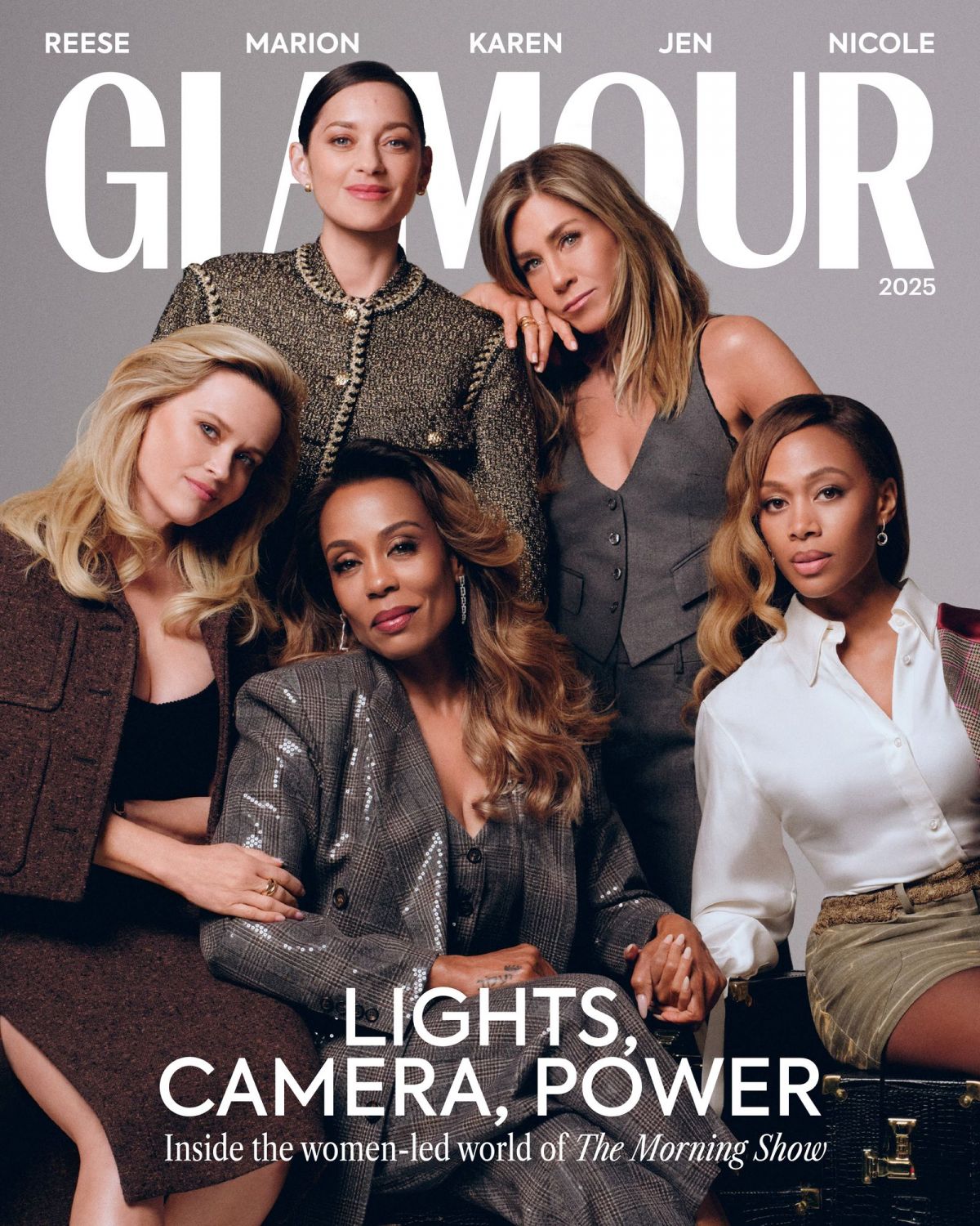Jennifer Aniston, Reese Witherspoon, Karen Pittman, Marion Cotillard & Nicole Beharie for Glamour Magazine, September 2025 Jennifer Aniston, Reese Witherspoon, Karen Pittman, Marion Cotillard & Nicole Beharie for Glamour Magazine, September 2025
