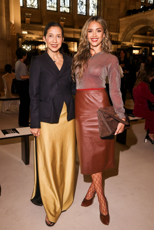 Jessica Alba at Tory Burch Fashion Show NYFW, September 2025 4
