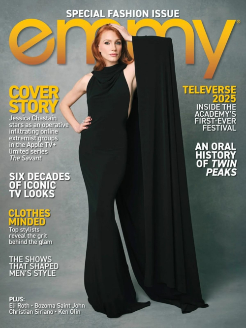 Jessica Chastain for Emmys Magazine, September 2025