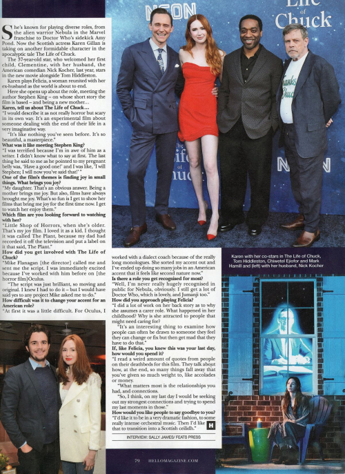 Karen Gillan in Hello! Magazine, September 2025 1