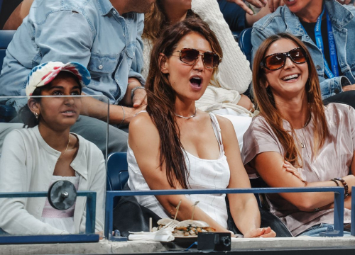 Katie Holmes at US Open Novak Djokovic Game NYC, August 2025 3
