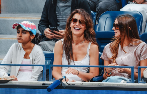 Katie Holmes at US Open Novak Djokovic Game NYC, August 2025 4