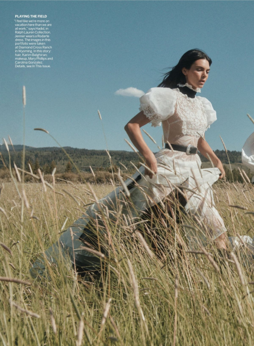 Kendall Jenner and Gigi Hadid in Vogue Magazine, October 2025 9