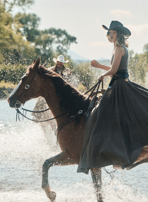 Kendall Jenner and Gigi Hadid in Vogue Magazine, October 2025 15