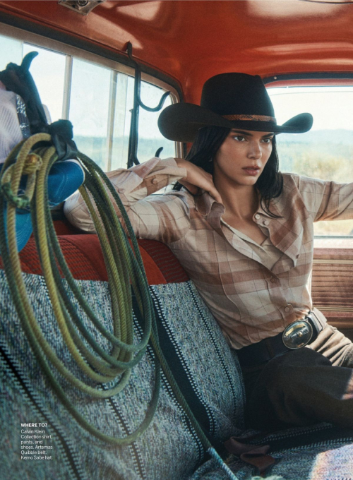 Kendall Jenner and Gigi Hadid in Vogue Magazine, October 2025 19