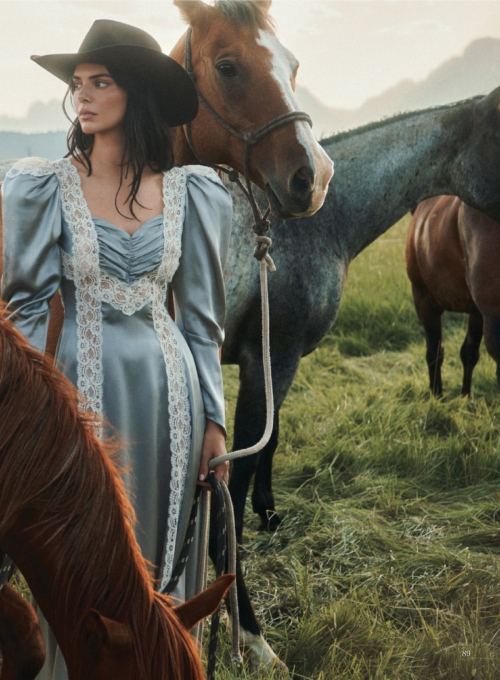 Kendall Jenner and Gigi Hadid in Vogue Magazine, October 2025 24