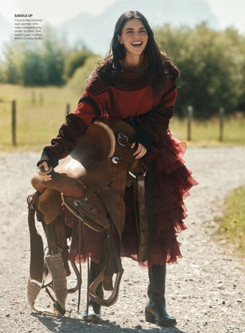 Kendall Jenner and Gigi Hadid in Vogue Magazine, October 2025 27