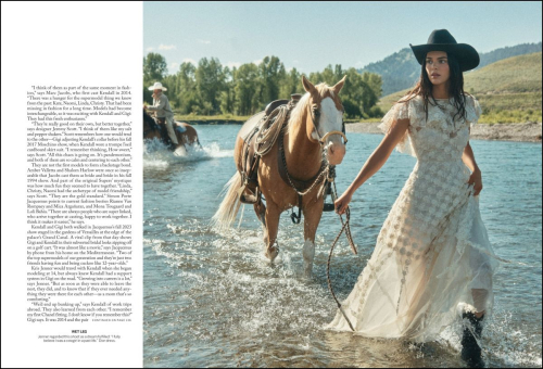 Kendall Jenner and Gigi Hadid in Vogue Magazine, October 2025 2