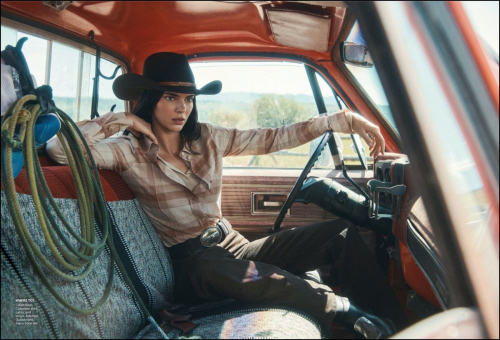 Kendall Jenner and Gigi Hadid in Vogue Magazine, October 2025 5