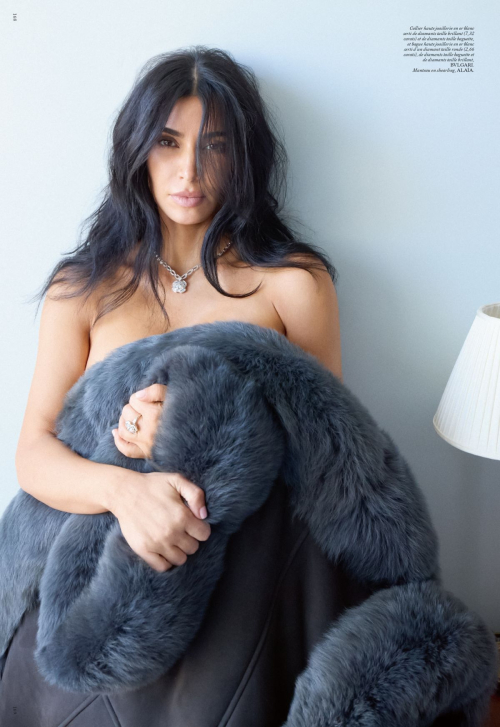 Kim Kardashian in Vogue Magazine, October 2025