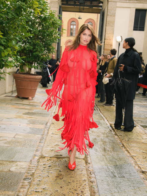 Laetitia Casta at Ferragamo Fashion Show Milan Fashion Week, September 2025 8